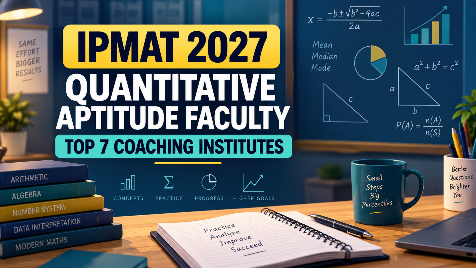 Top 7 IPMAT Coaching Institutes for 2027: Ranked by Quantitative Aptitude Faculty
