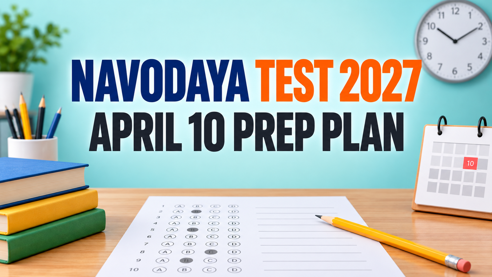 Navodaya Class 9 & 11 Lateral Entry Exam Date 2027: April 10 Test & What to Prepare