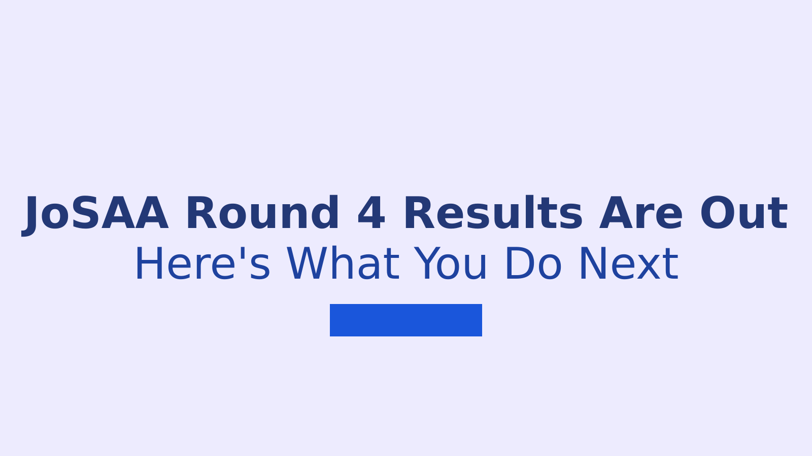 JoSAA Counselling 2026 Round 4 Result: Steps to Check and Deadlines