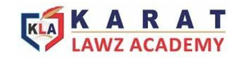 KARAT LAWZ ACADEMY Delhi  Logo