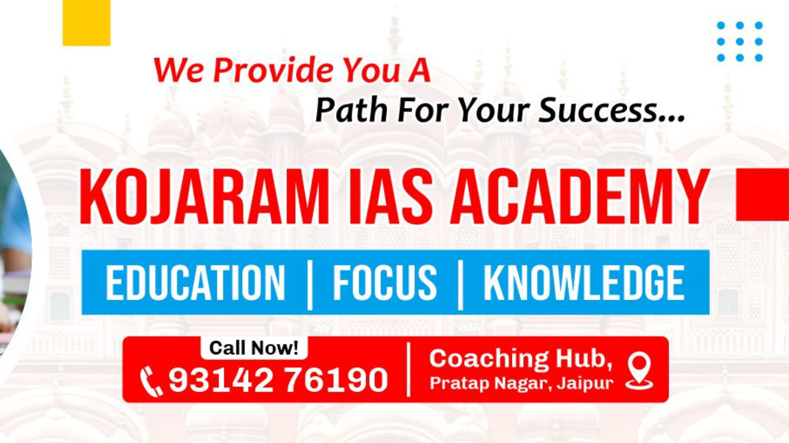 Kojaram IAS Academy Jaipur Hero Slider - 1