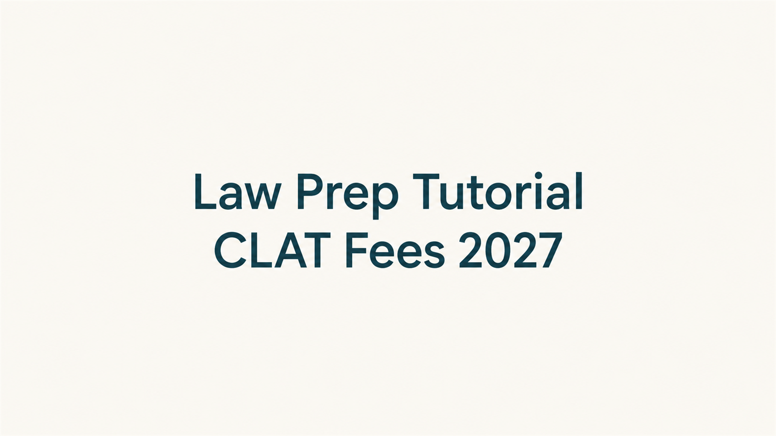 Law Prep Tutorial CLAT Fees 2027: Fee Structure, Batch Timings, Results & Reviews