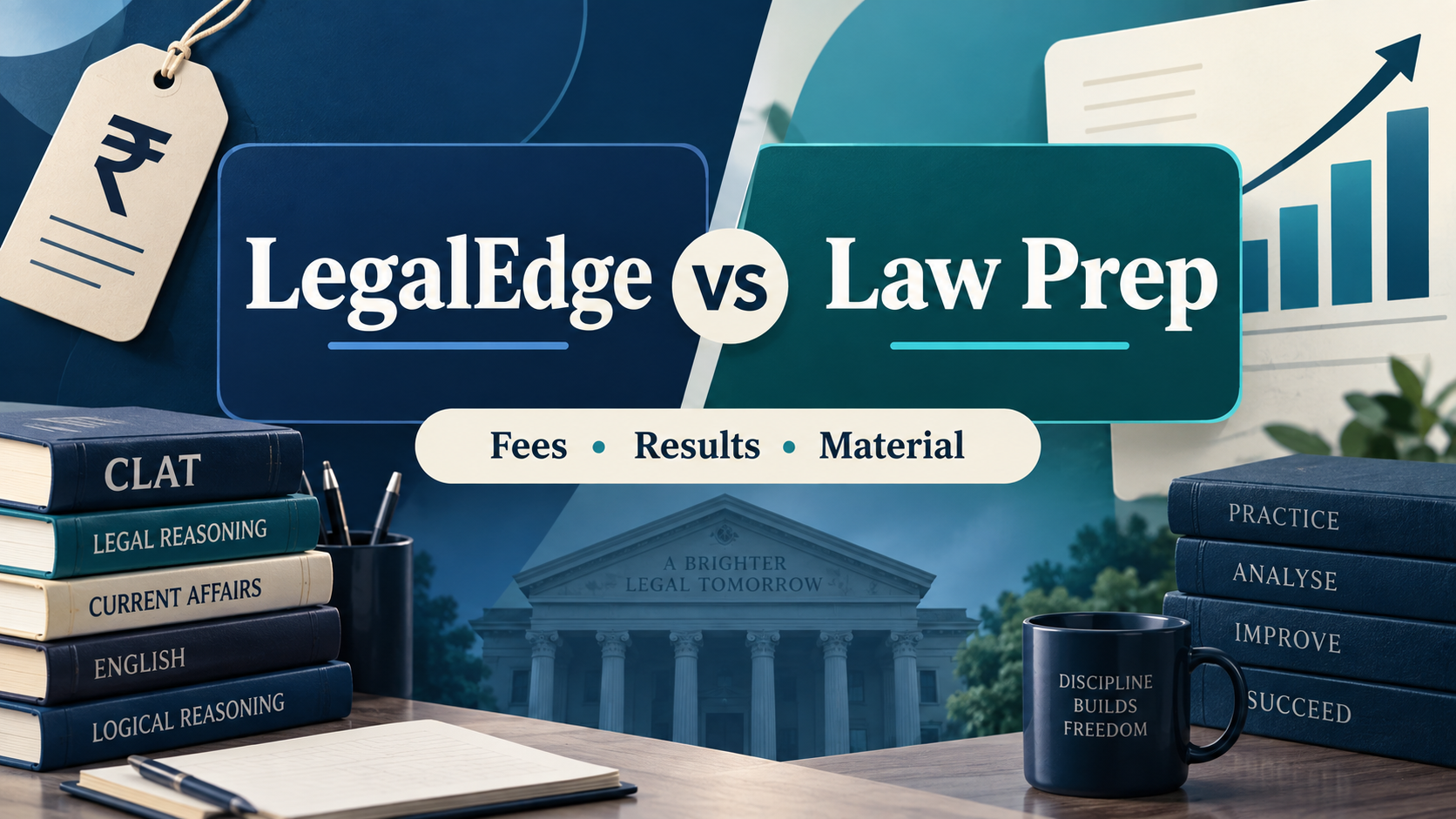 LegalEdge vs Law Prep Tutorial for CLAT: Fees, Results & Study Material Compared