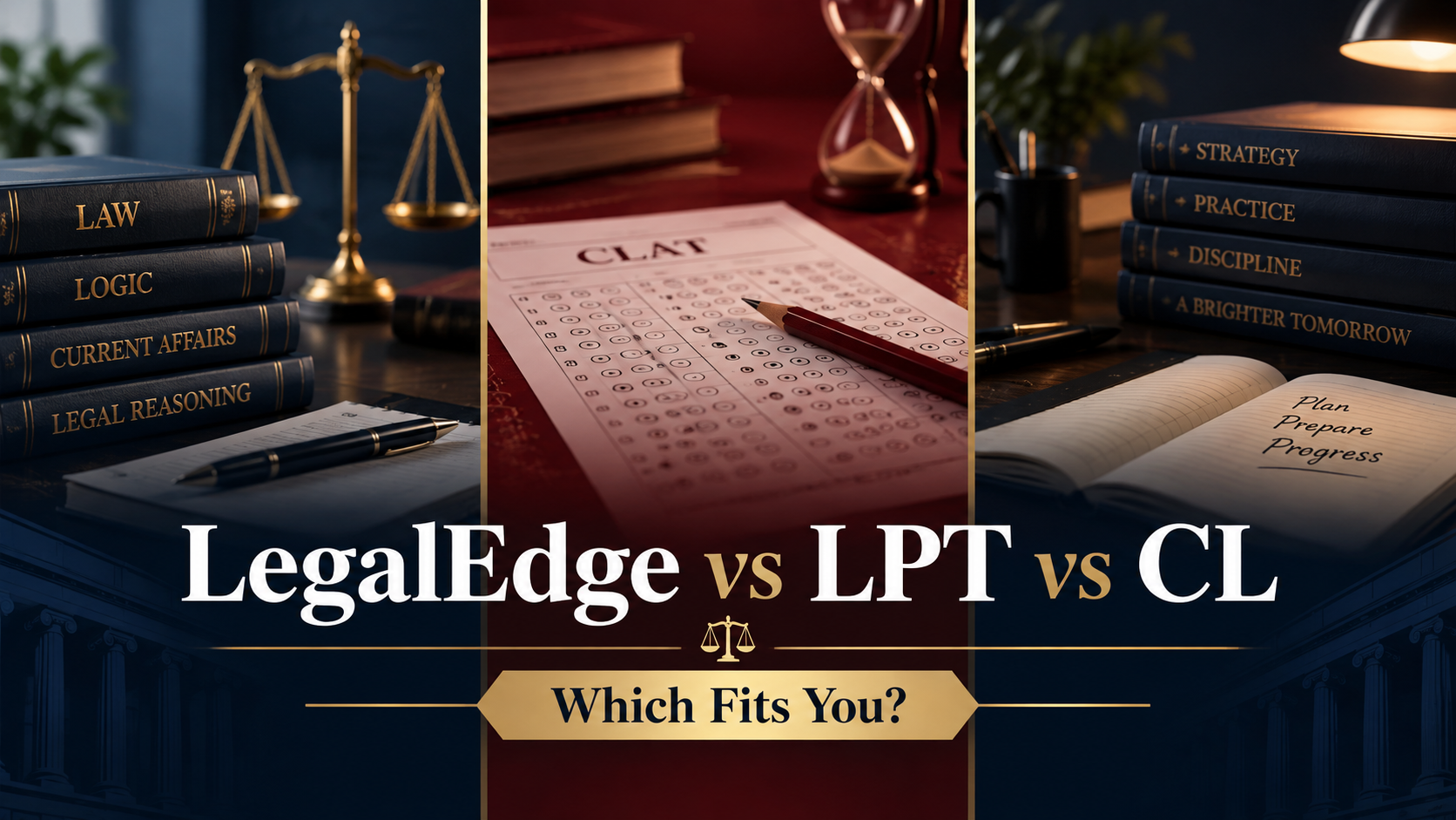 LegalEdge vs LPT vs CL for CLAT: Which Coaching Offers Better Preparation?