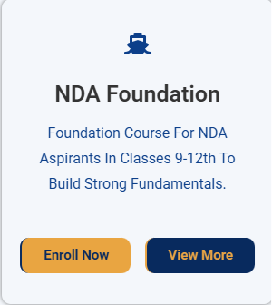 NDA Foundation - offered by LWS NDA AFCAT CDS SSB Academy Pune 