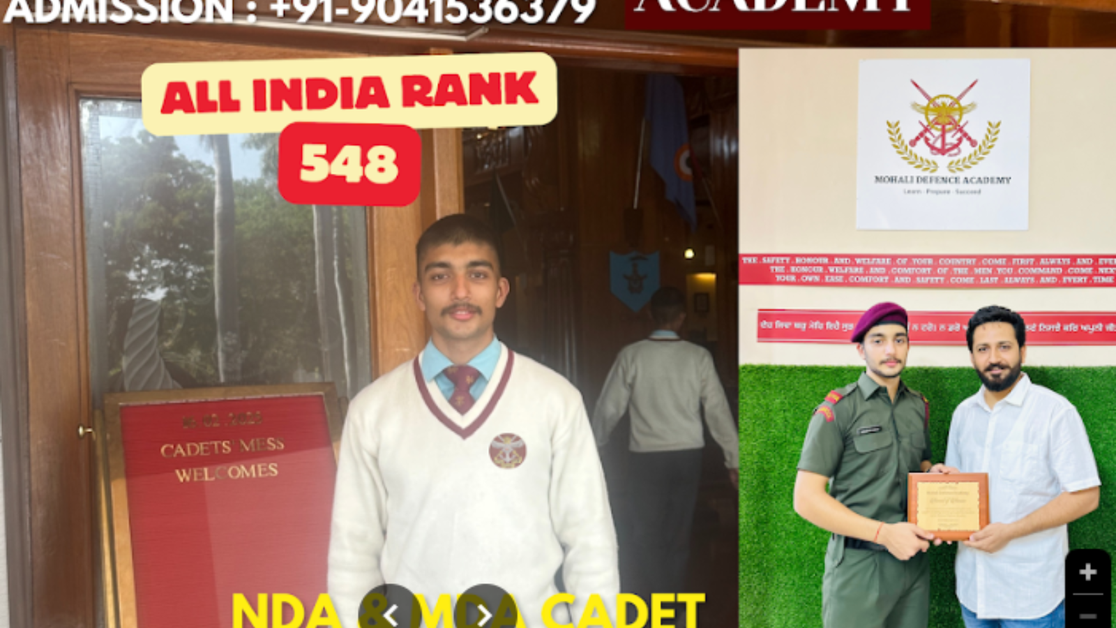 Maharaja Ranjit Singh Academy & Mai Bhago AFPI Mohali Entrance Coaching Panjab Hero Slider - 2