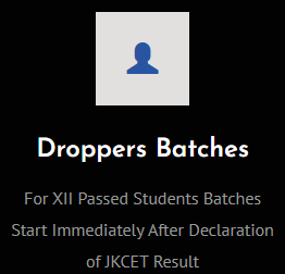 Dropper Batches - offered by MasterMind Classes Jammu