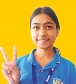 MGCI Institute Indore  Topper Student 2 Photo