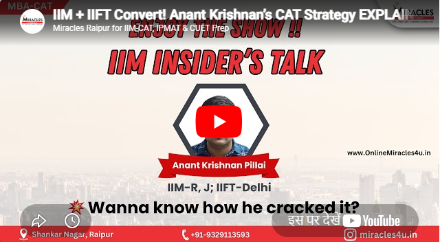 MIRACLES & CLAT forum  Raipur  Feature Video Thumb