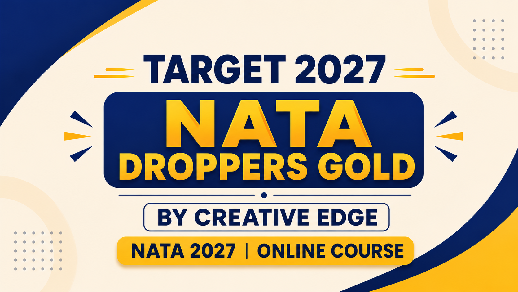Target 2027 | NATA Droppers Gold | By Creative Edge