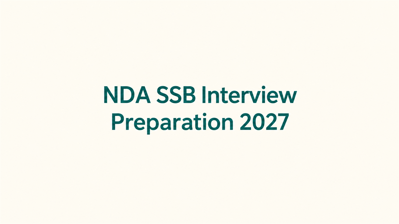Top 7 NDA Coaching Institutes for 2027: Ranked by SSB Interview Preparation