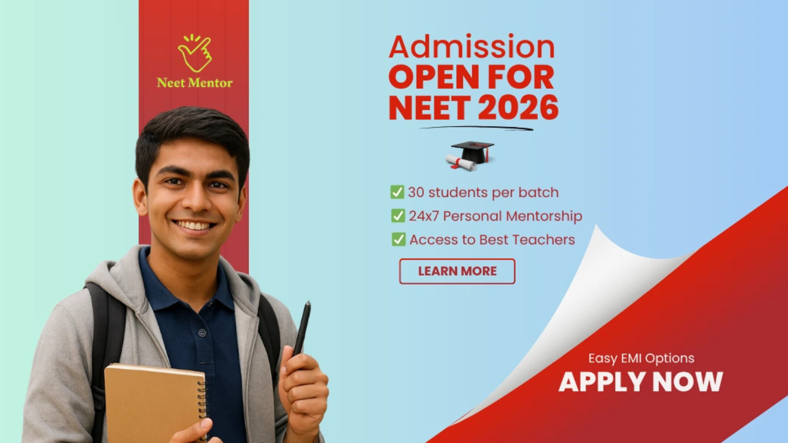 NEET Mentor Classes Bhopal Hero Slider - 1