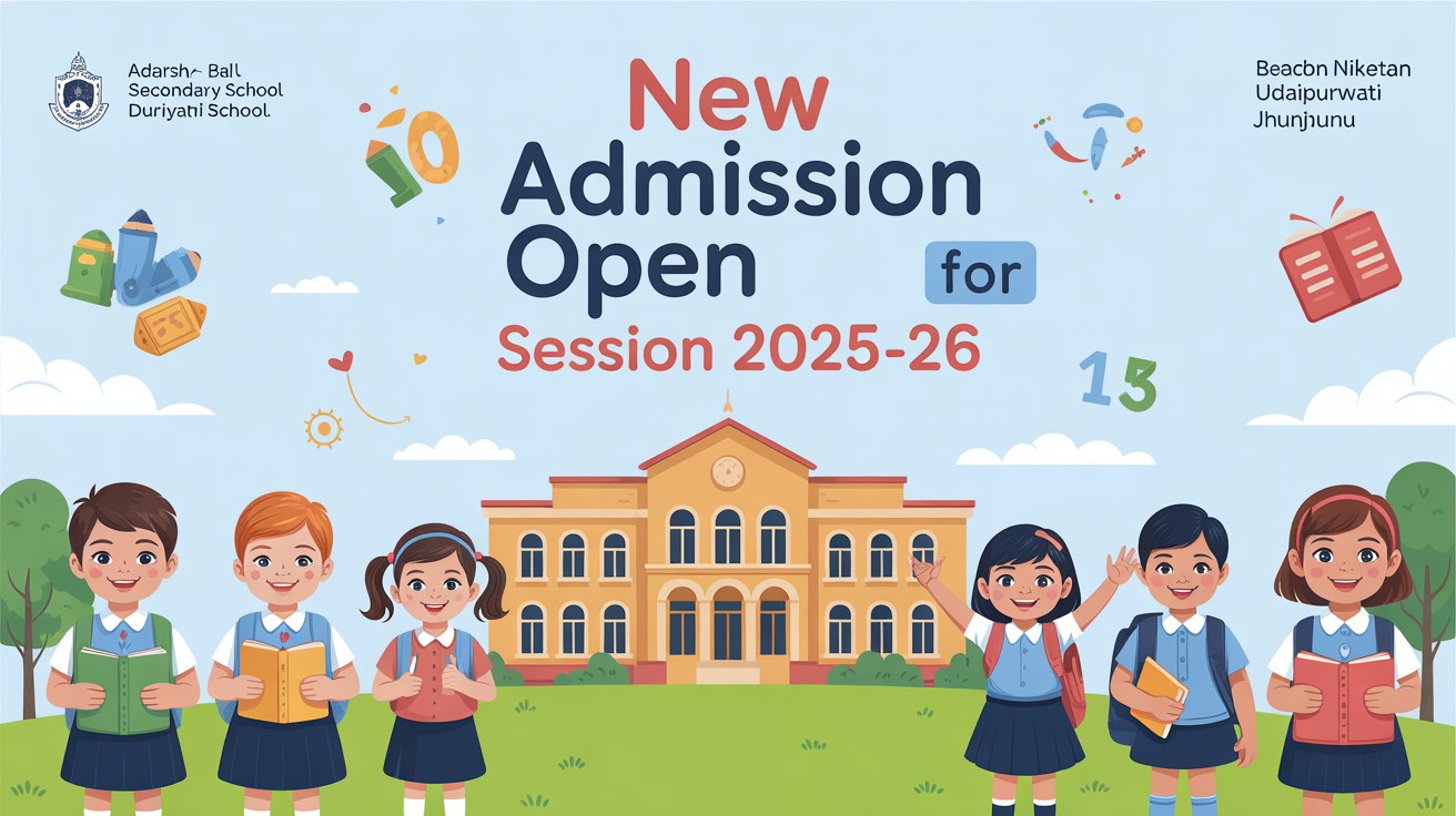 Adarsh Bal Niketan Secondary School Duriyan Udaipurwati Jhunjhunu Hero Slider - 1