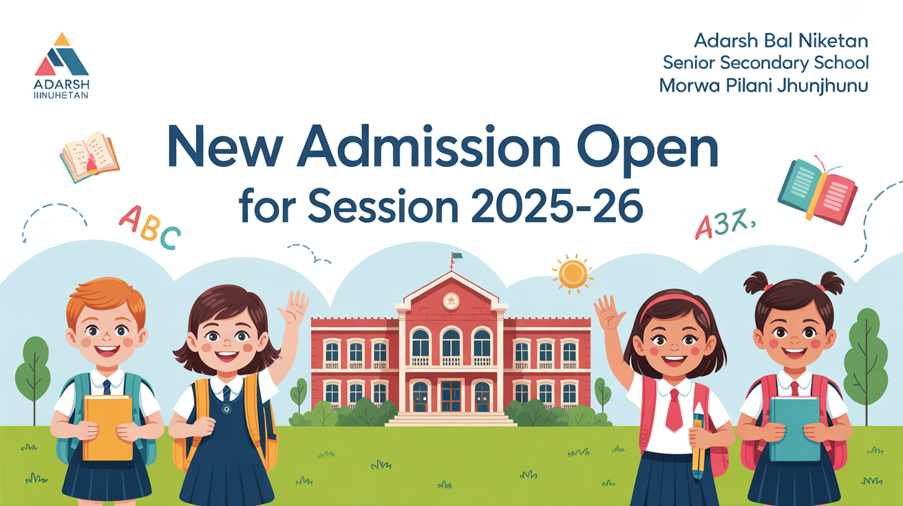 Adarsh Bal Niketan Senior Secondary School Morwa Pilani Jhunjhunu Hero Slider - 1