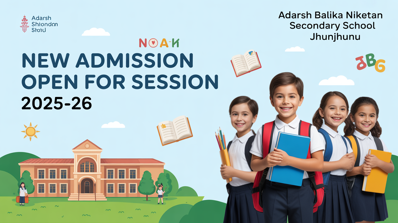 Adarsh Balika Niketan Secondary School Jhunjhunu Hero Slider - 1