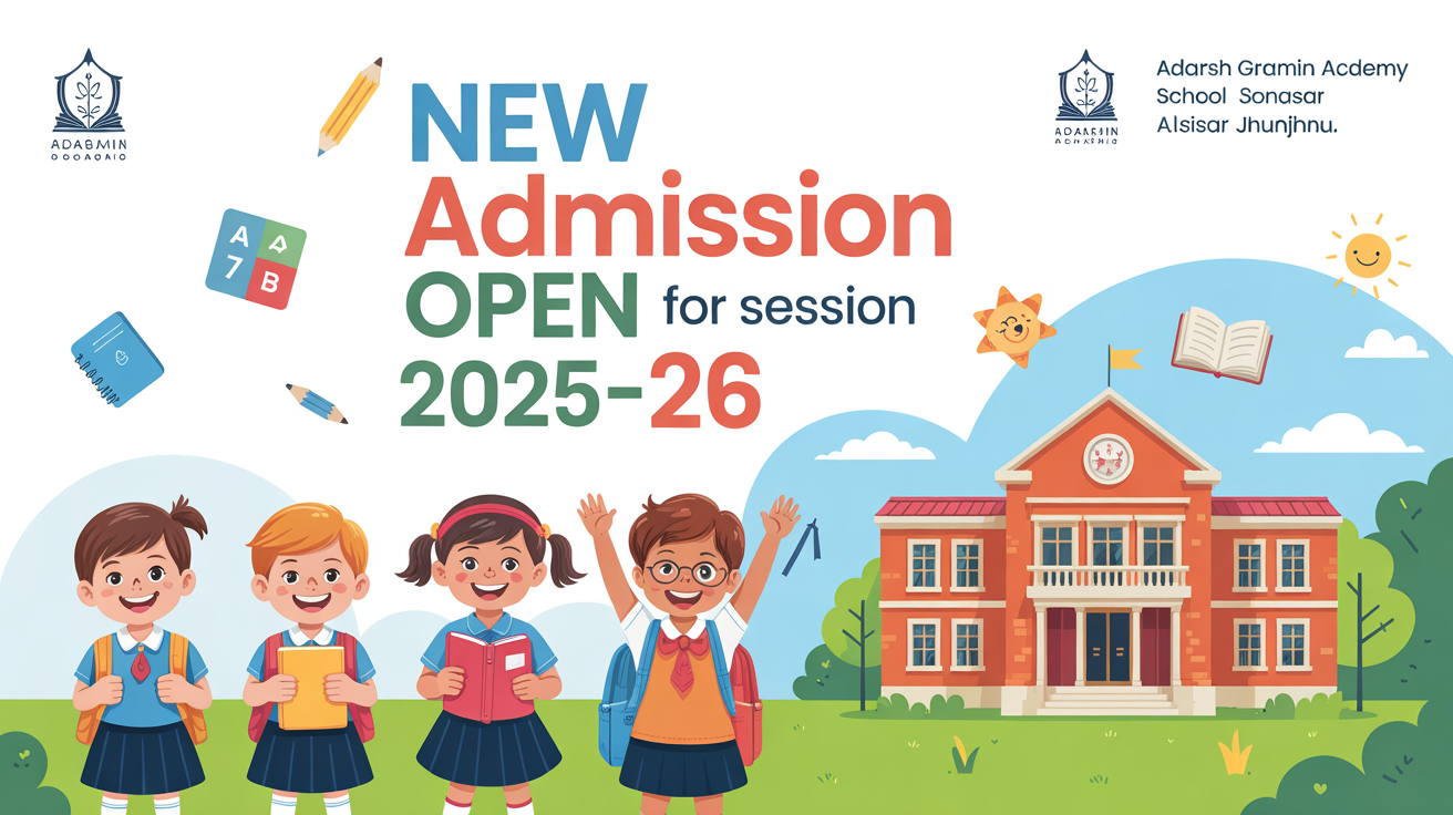 Adarsh Gramin Academy School Sonasar Alsisar Jhunjhunu Hero Slider - 1