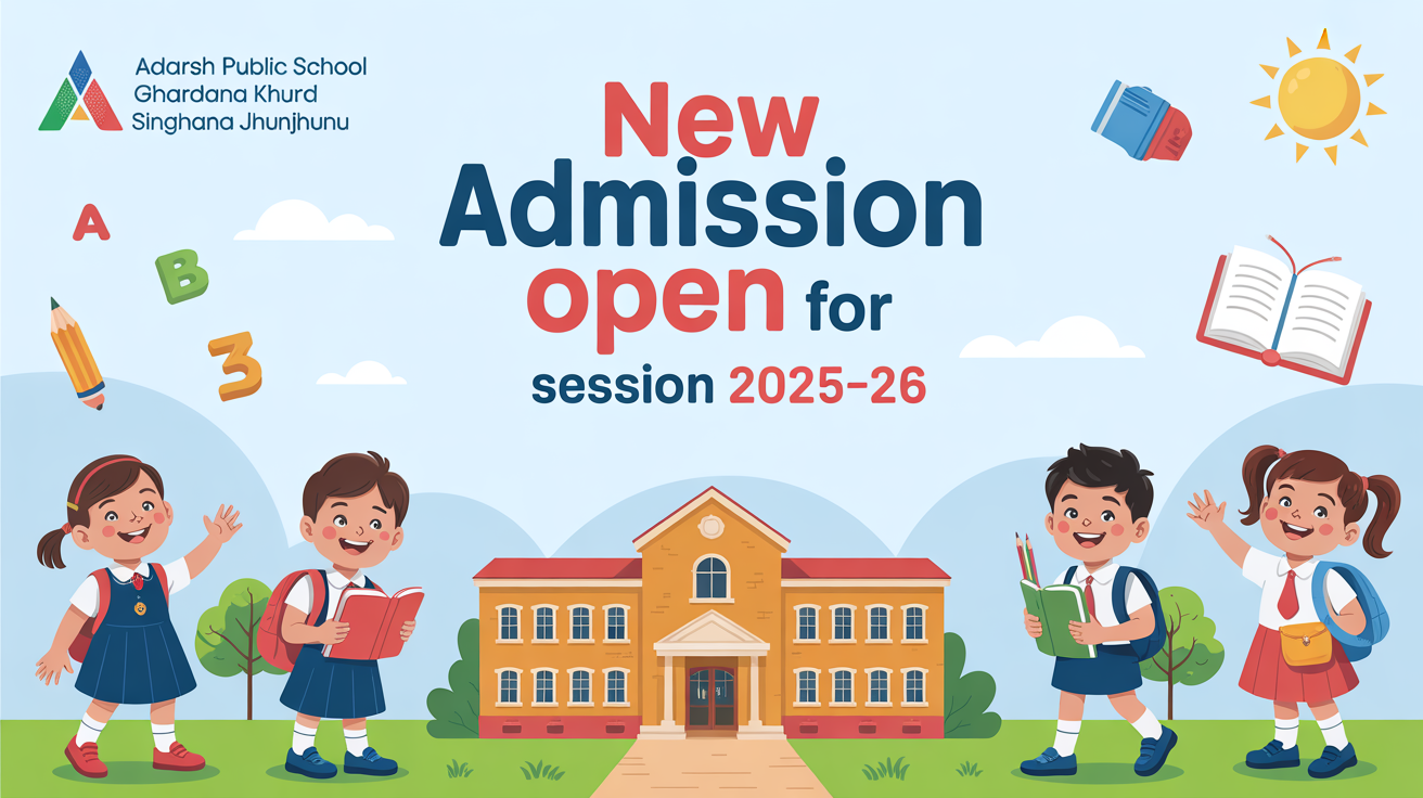 Adarsh Public School Ghardana Khurd Singhana Jhunjhunu Hero Slider - 1