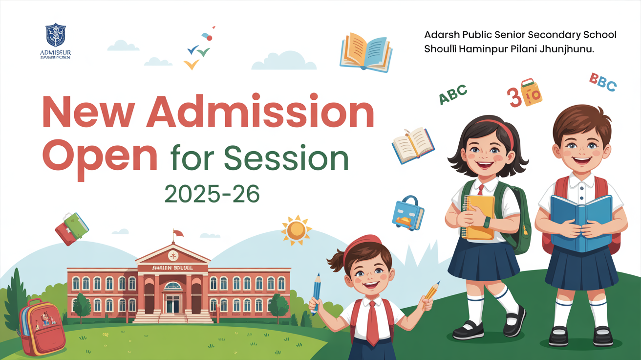 Adarsh Public Senior Secondary School Haminpur Pilani Jhunjhunu Hero Slider - 1