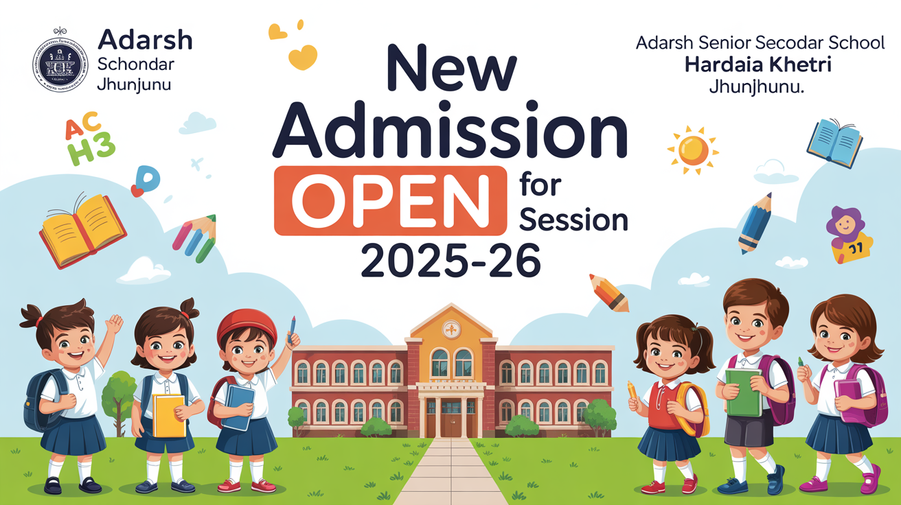 Adarsh Senior Secondary School Hardia Khetri Jhunjhunu Hero Slider - 1