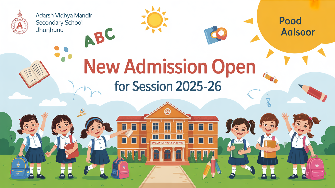 Adarsh Vidhya Mandir Secondary School Jhunjhunu Hero Slider - 1