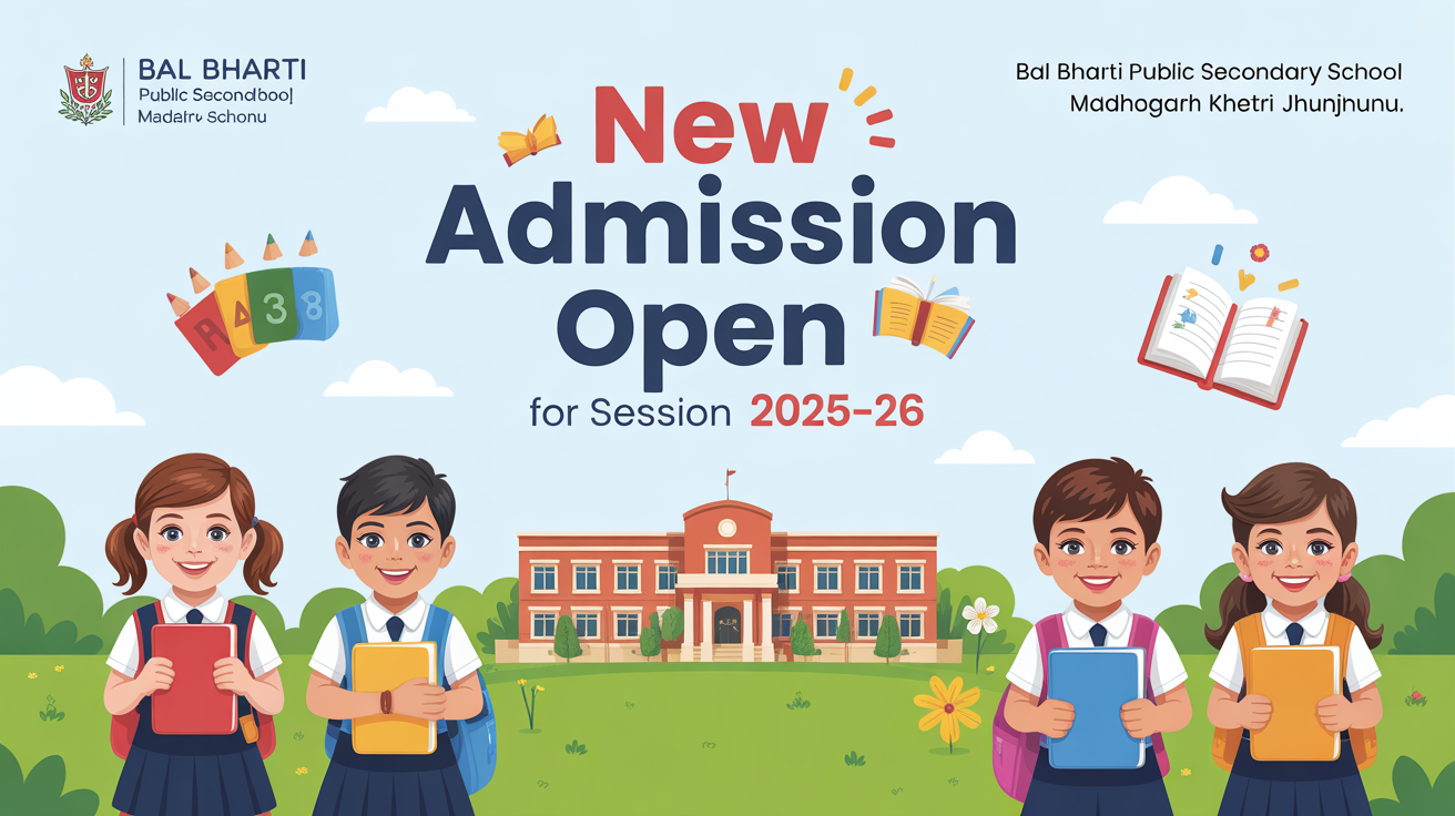 Bal Bharti Public Secondary School Madhogarh Khetri Jhunjhunu Hero Slider - 1