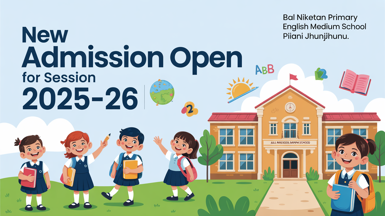 Bal Niketan Primary English Medium School Pilani Jhunjhunu Hero Slider - 1