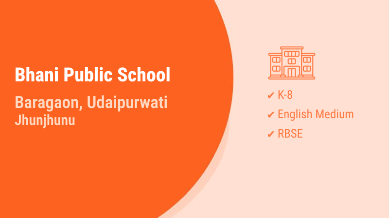 Bhani Public School Baragaon Udaipurwati Jhunjhunu