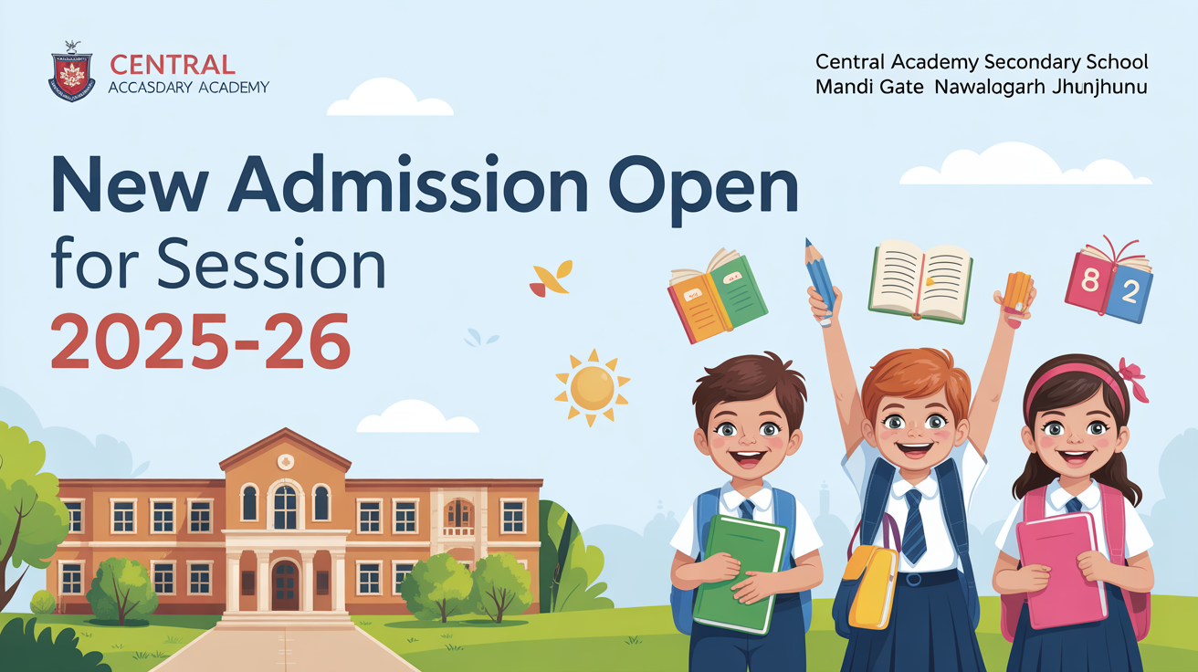 Central Academy Secondary School Mandi Gate Nawalgarh Jhunjhunu Hero Slider - 1