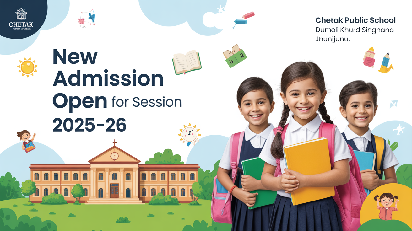 Chetak Public School Dumoli Khurd Singhana Jhunjhunu Hero Slider - 1