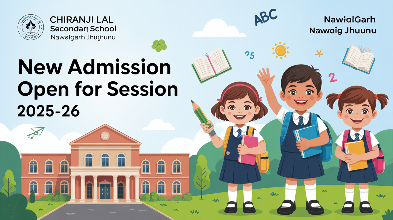 Chiranji Lal Secondary School Nawaladi Nawalgarh Jhunjhunu Hero Slider - 1