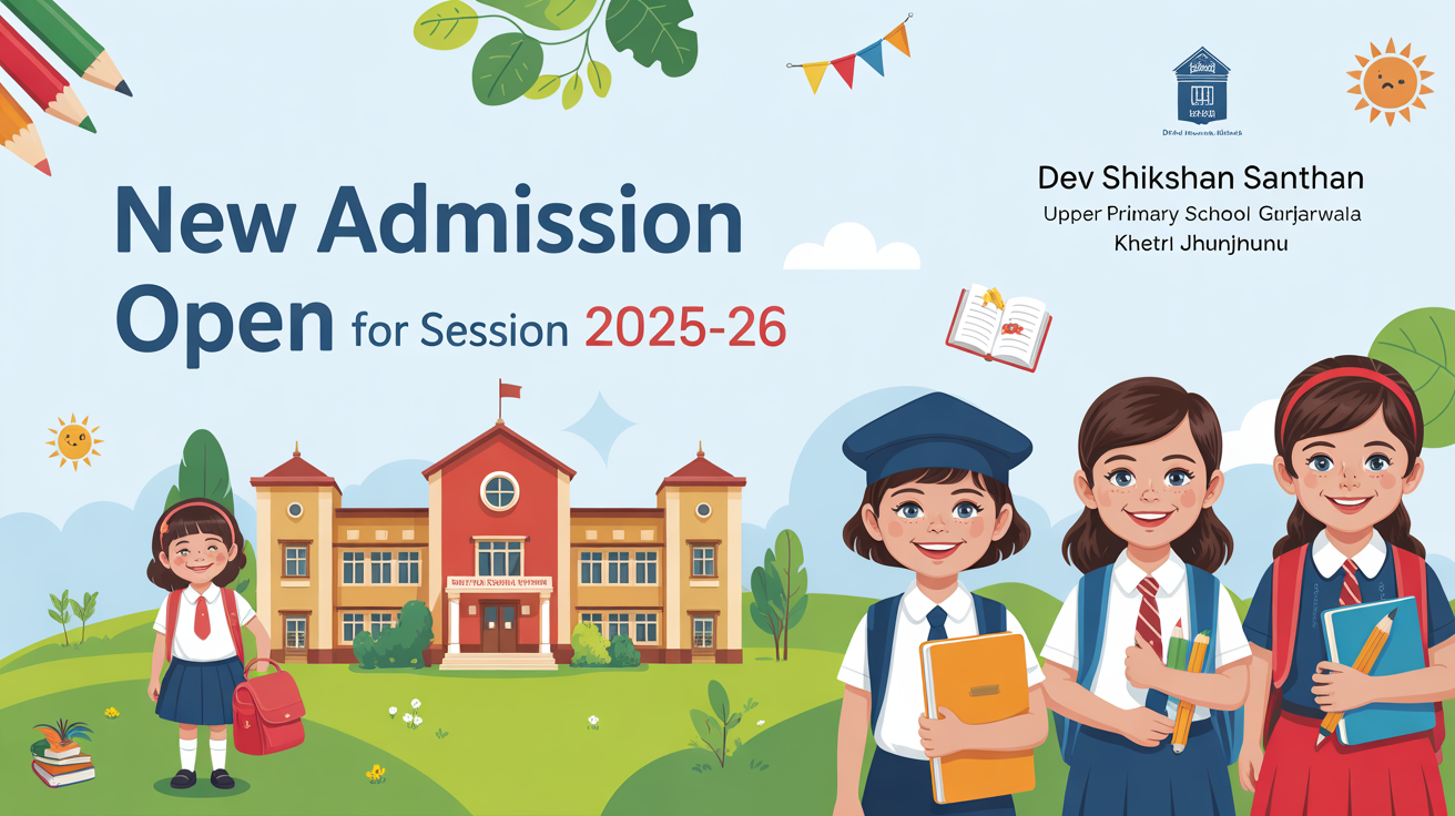 Dev Shikshan Santhan Upper Primary School Dhani Gurjarwala Khetri Jhunjhunu Hero Slider - 1