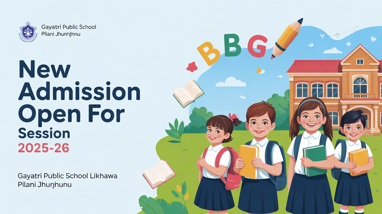 Gayatri Public School Likhawa Pilani Jhunjhunu Hero Slider - 1