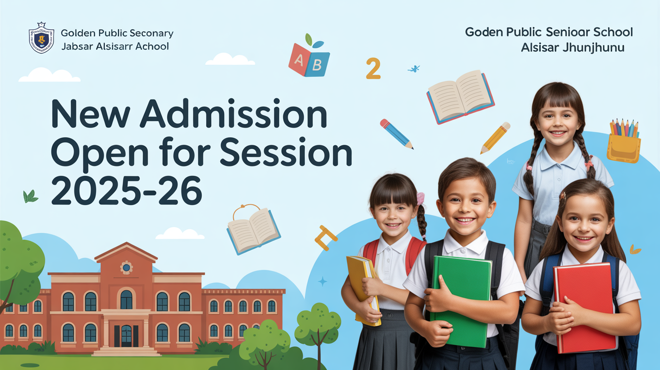 Golden Public Senior Secondary School Jabasar Alsisar Jhunjhunu Hero Slider - 1