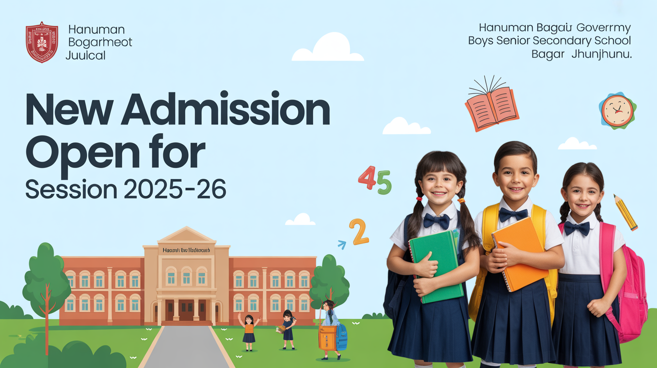 Hanuman Bagaria Government Boys Senior Secondary School Bagar Jhunjhunu Hero Slider - 1