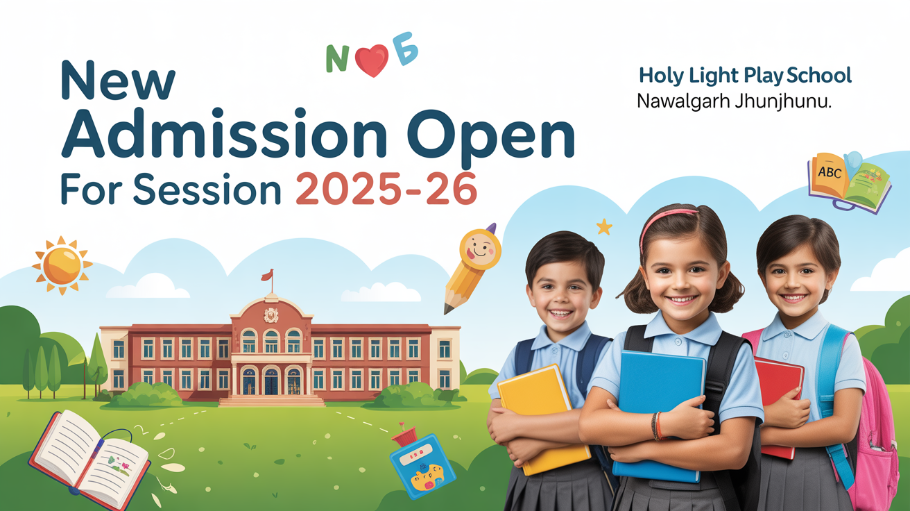 Holy Light Play School Nawalgarh Jhunjhunu Hero Slider - 1