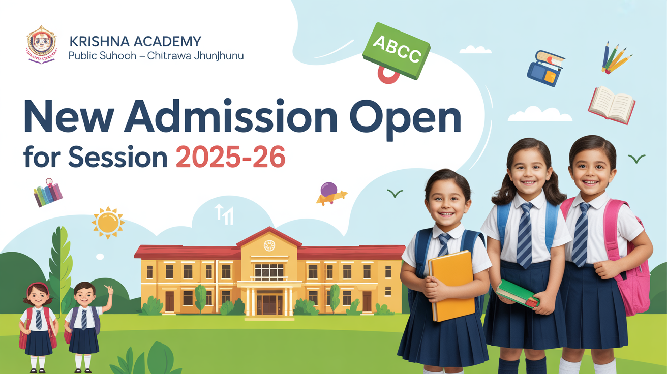 Krishna Academy Public School Sultana Chirawa Jhunjhunu Hero Slider - 1