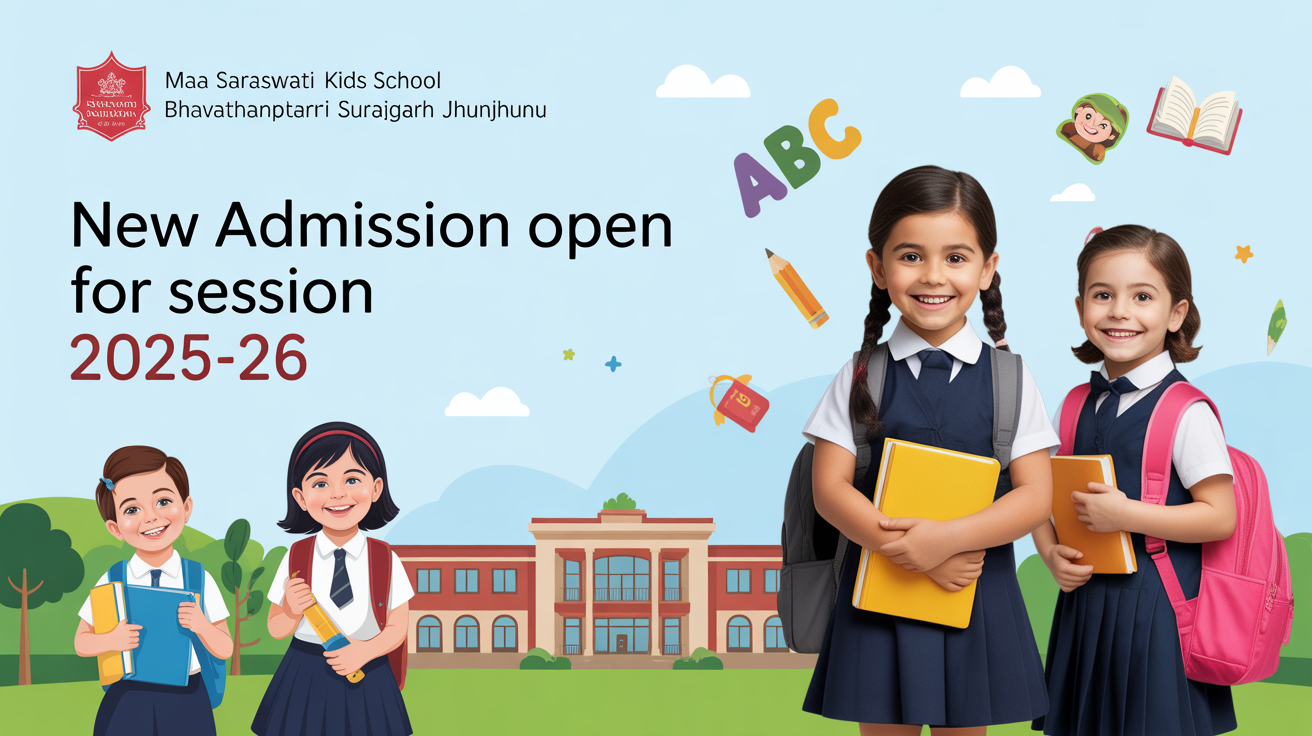 Maa Saraswati Kids School Bhavathari Surajgarh Jhunjhunu Hero Slider - 1