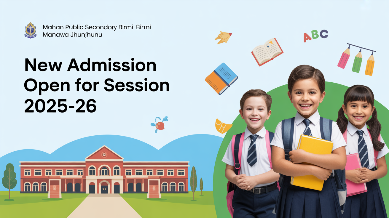 Mahan Public Secondary School Birmi Mandawa Jhunjhunu Hero Slider - 1