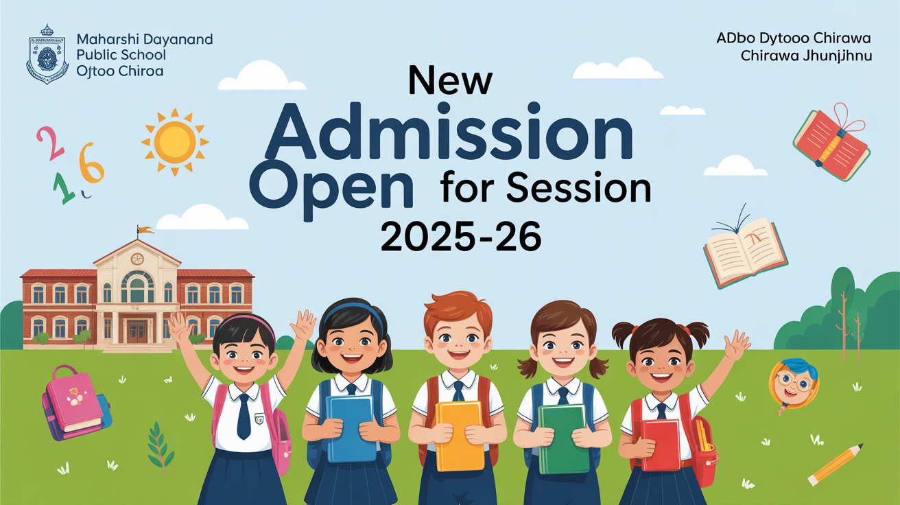 Maharshi Dayanand Public School Ojtoo Chirawa Jhunjhunu Hero Slider - 1