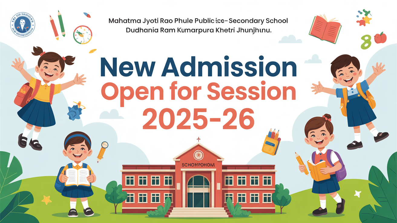 Mahatma Jyoti Rao Phule Public Service Secondary School Dudhania Ram Kumarpura Khetri Jhunjhunu Hero Slider - 1