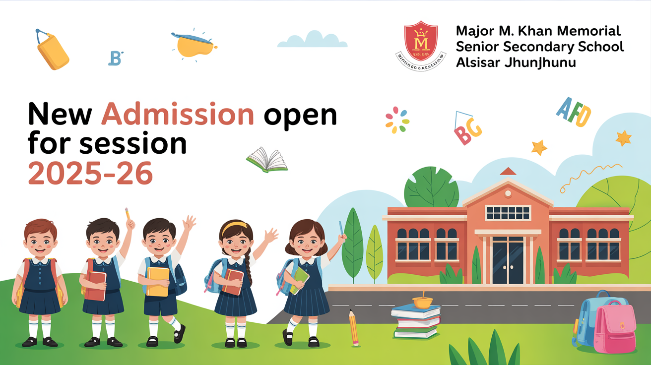 Major M.H. Khan Memorial Senior Secondary School Alsisar Jhunjhunu Hero Slider - 1