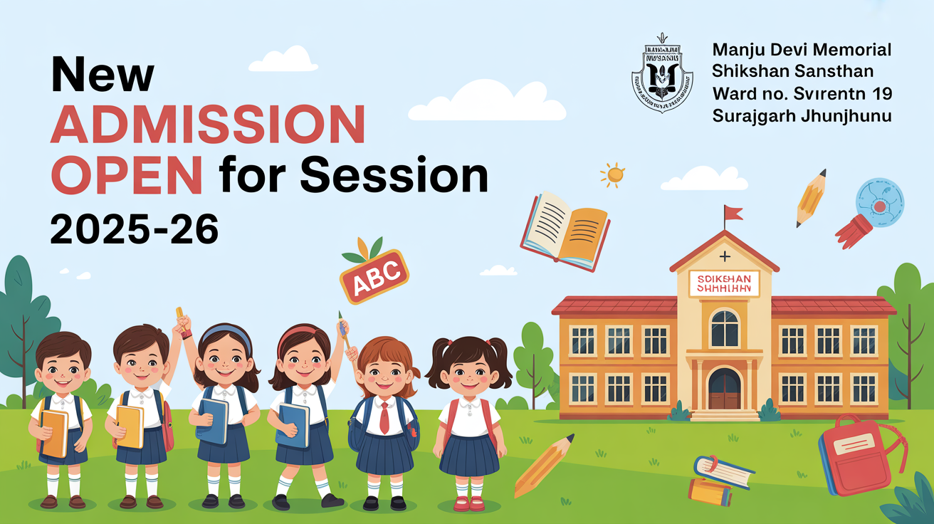 Manju Devi Memorial Shikshan Sansthan Ward No. 19 Surajgarh Jhunjhunu Hero Slider - 1