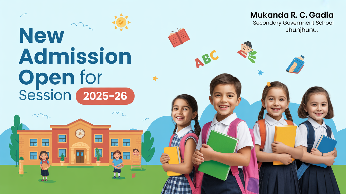 Mukanda R. C. Gadia Secondary Government School Jhunjhunu Hero Slider - 1