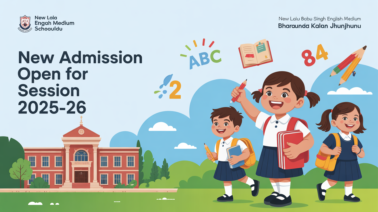 New Lala Babu Singh English Medium School Bharaunda Kalan Jhunjhunu Hero Slider - 1