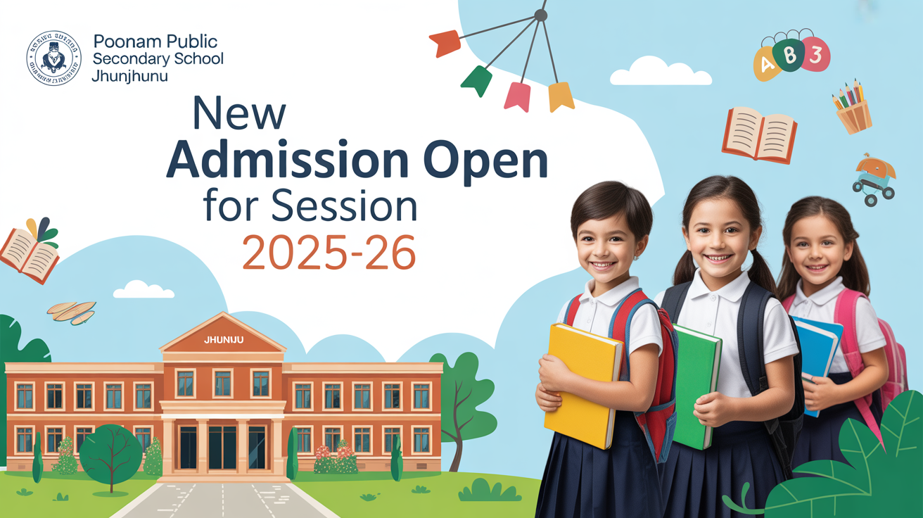 Poonam Public Secondary School Jhunjhunu Hero Slider - 1