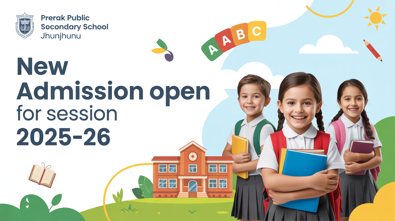 Prerak Public Secondary School Jhunjhunu Hero Slider - 1