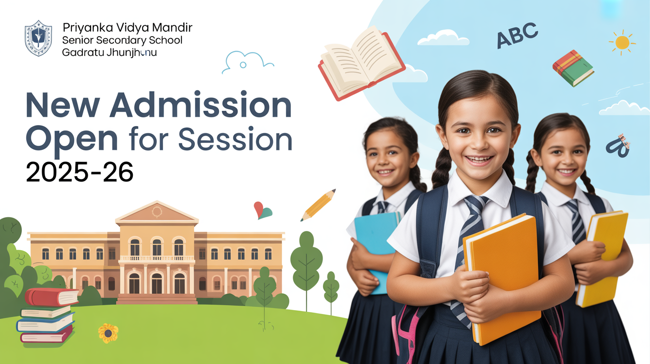 Priyanka Vidya Mandir Senior Secondary School Gadrata Khetri Jhunjhunu Hero Slider - 1