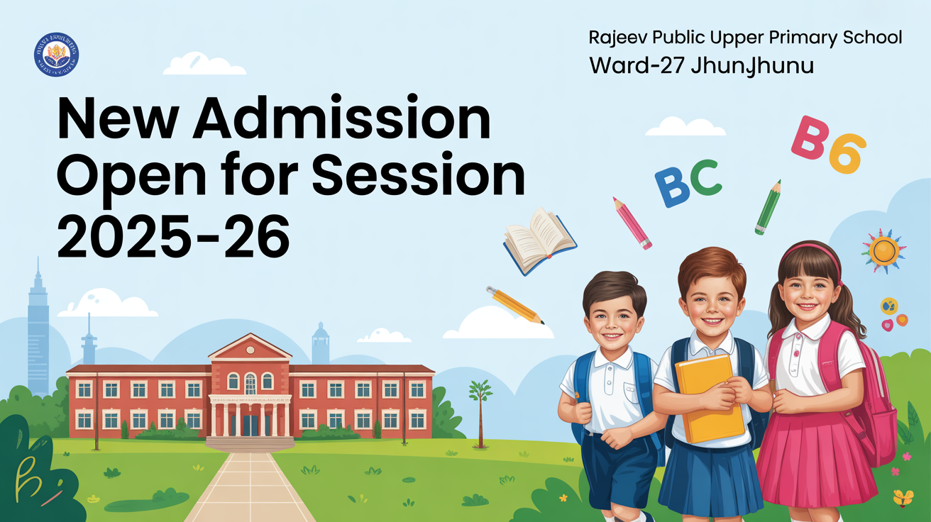 Rajeev Public Upper Primary School Ward-27 Jhunjhunu Hero Slider - 1