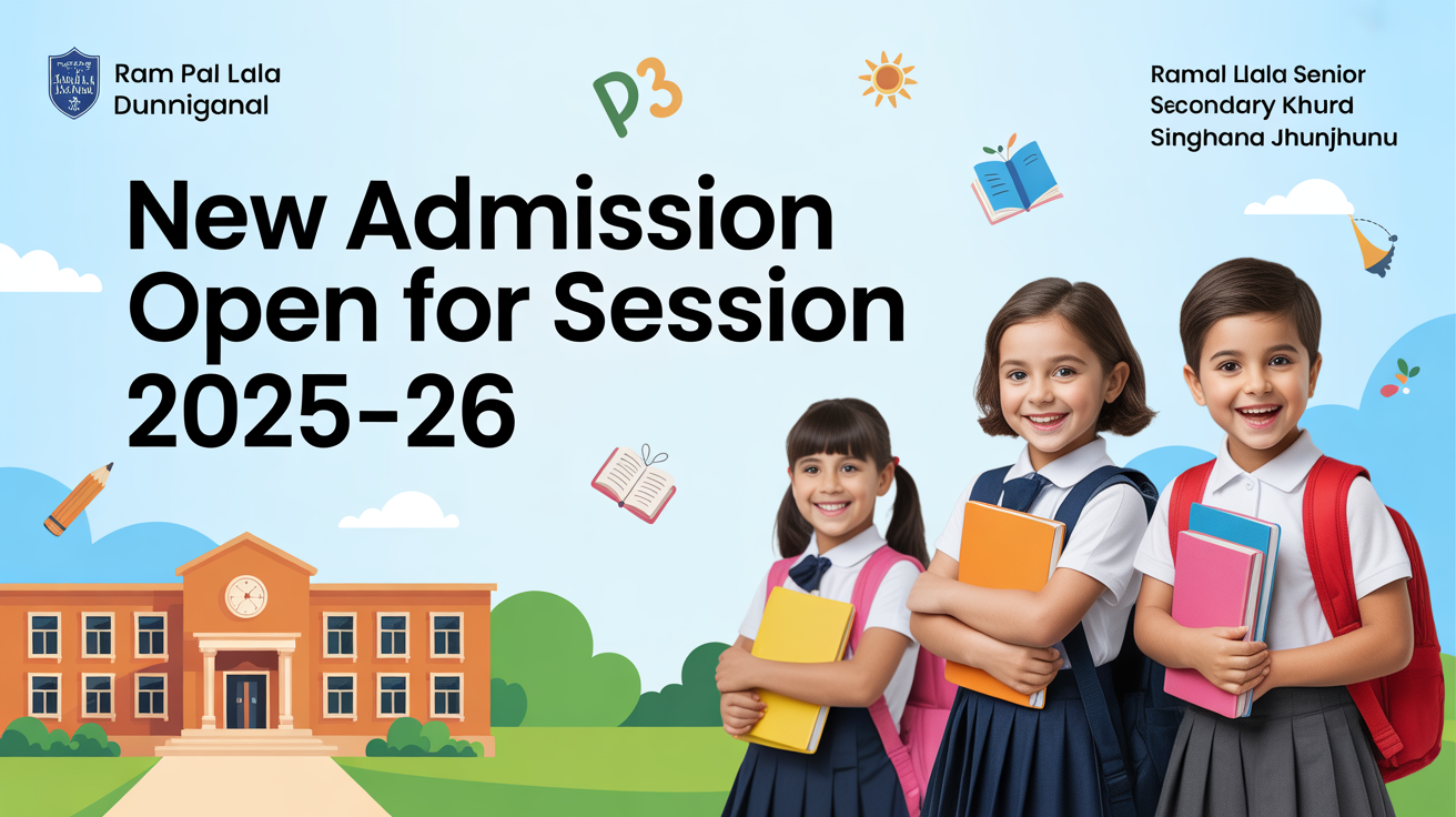 Ram Pal Lala Senior Secondary School Dumoli Khurd Singhana Jhunjhunu Hero Slider - 1