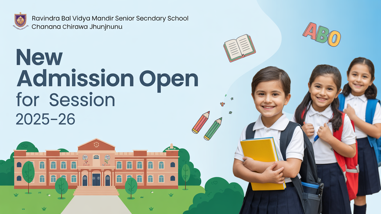 Ravindra Bal Vidya Mandir Senior Secondary School Chanana Chirawa Jhunjhunu Hero Slider - 1